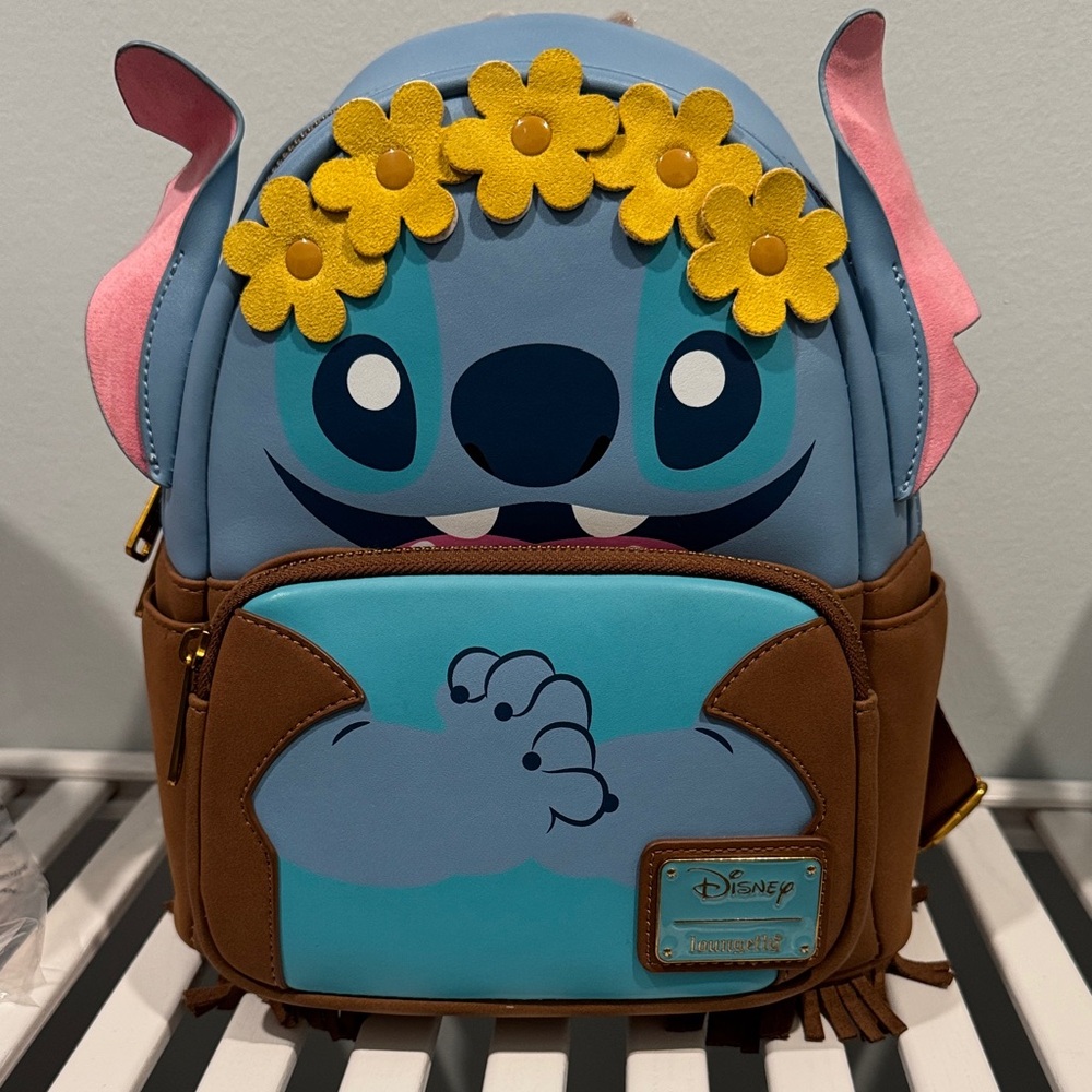 Disney Lilo & Stitch Kids Backpack hippie Loungefly